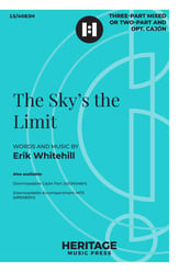 The Sky's the Limit Two-Part choral sheet music cover